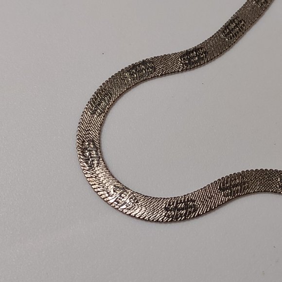 17.5 Inch Snake Chain With Dollar Signs - Picture 6 of 14